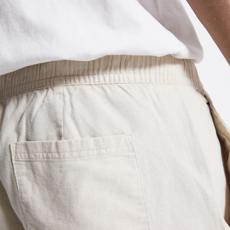 Linen blend pants "Ludvig" Light Beige